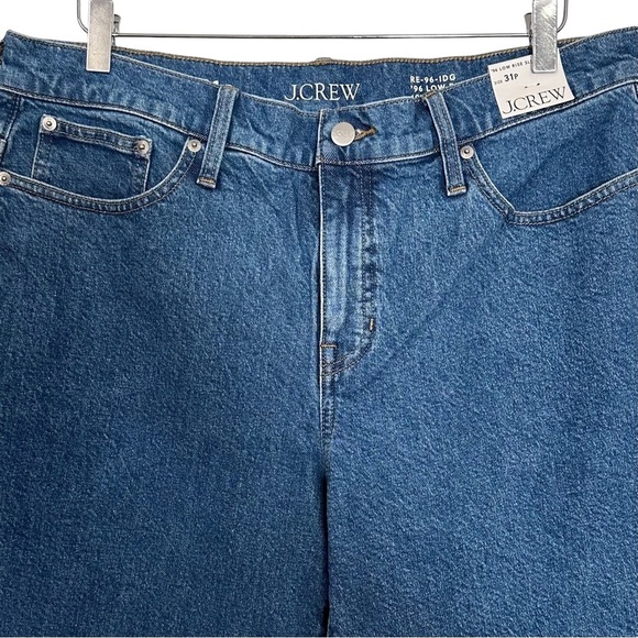 NWT 2025 J. Crew ‘96 Low Rise Slim Wide Leg Jeans Size 31P - Picture 3 of 13